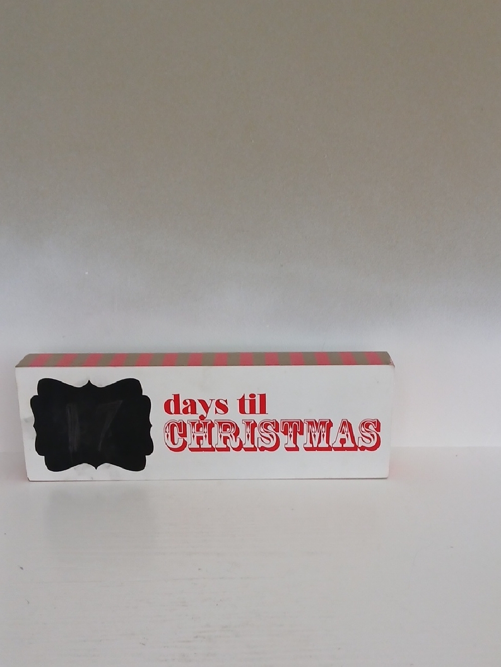 'Days Til Christmas' Countdown Block - Picture 1 of 3